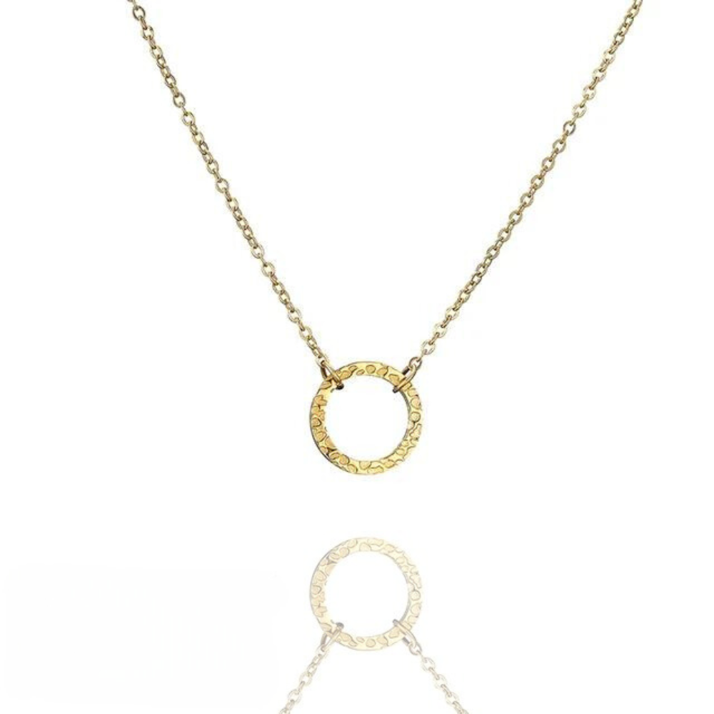 Luna Dainty Circle Necklace