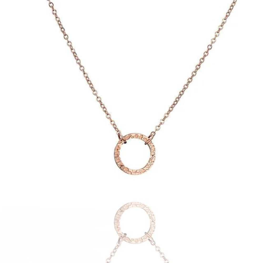 Luna Dainty Circle Necklace