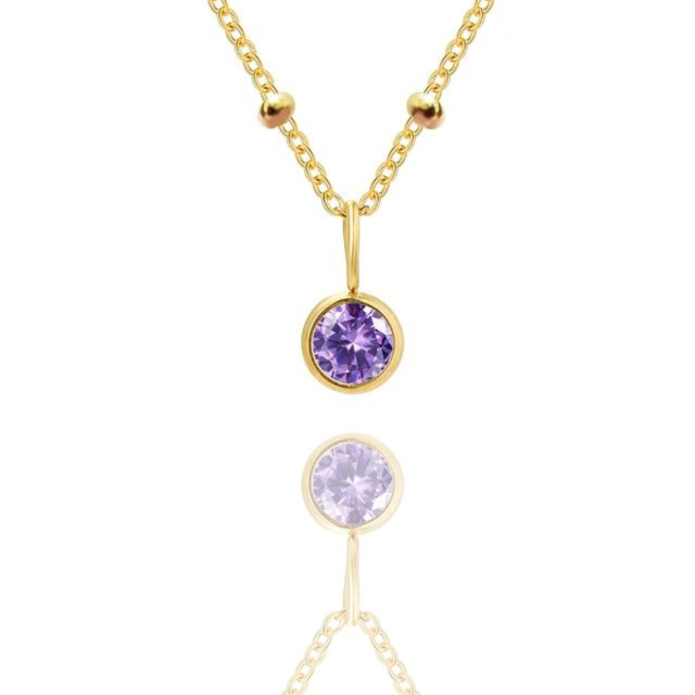 Jianna Pendant Birthstone Necklace