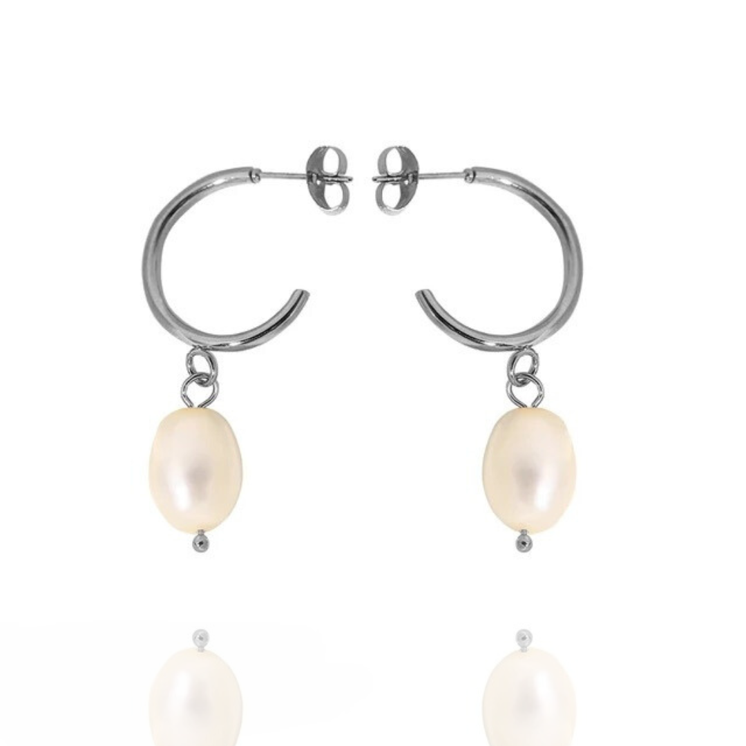 Hazel Freshwater Pearl Pendant Earrings