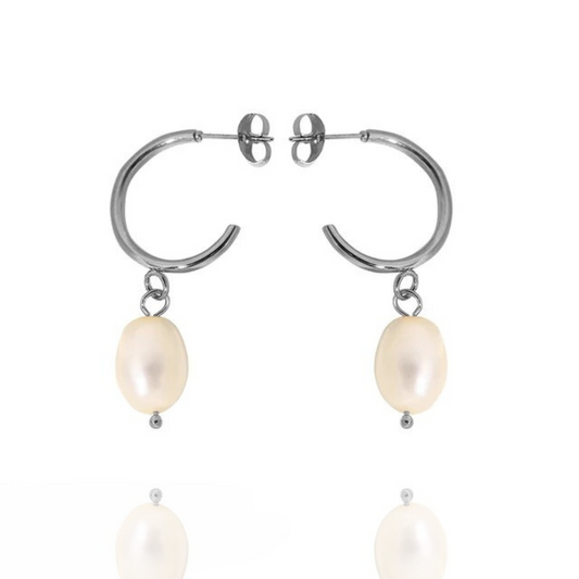 Hazel Freshwater Pearl Pendant Earrings