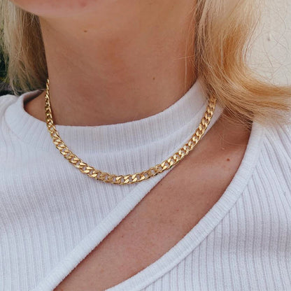 Uma Cuban Link Chain Necklace