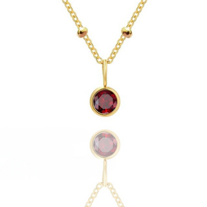 Jianna Pendant Birthstone Necklace