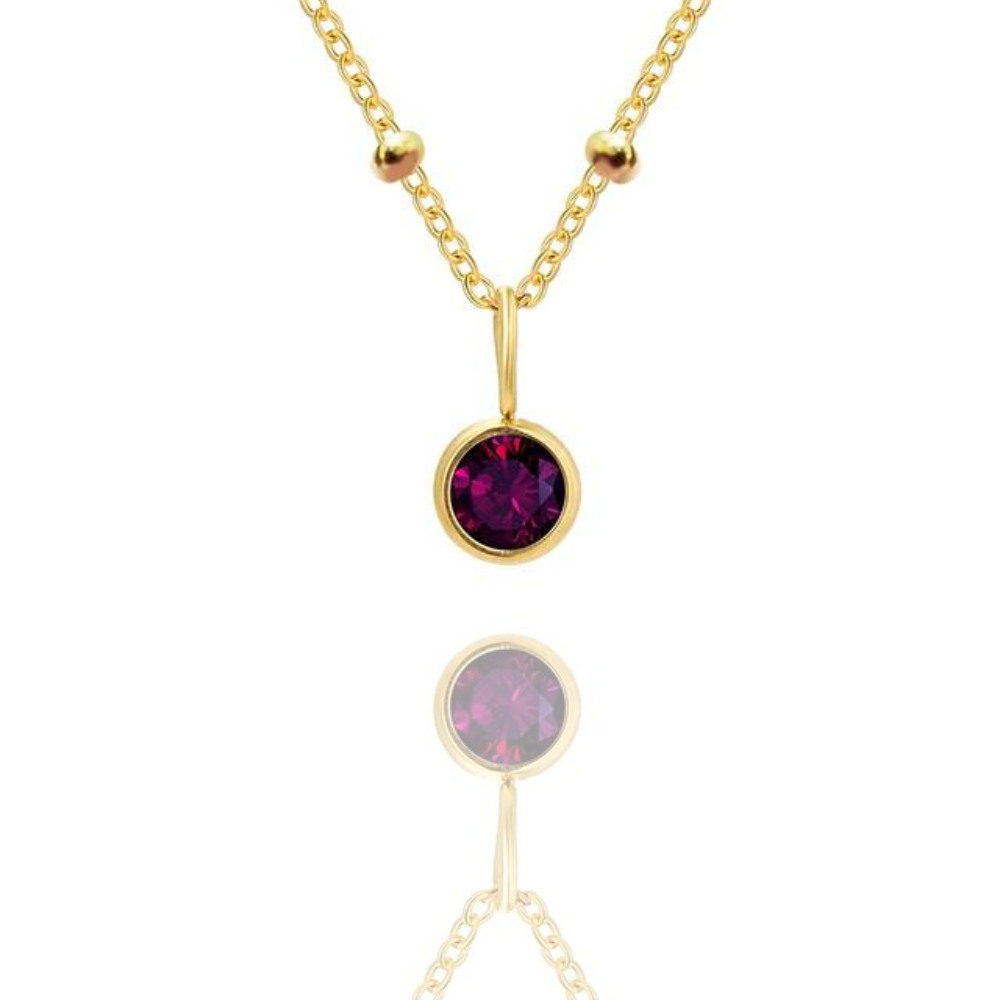 Jianna Pendant Birthstone Necklace