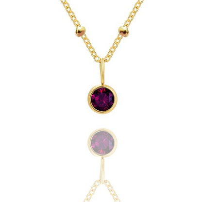 Jianna Pendant Birthstone Necklace