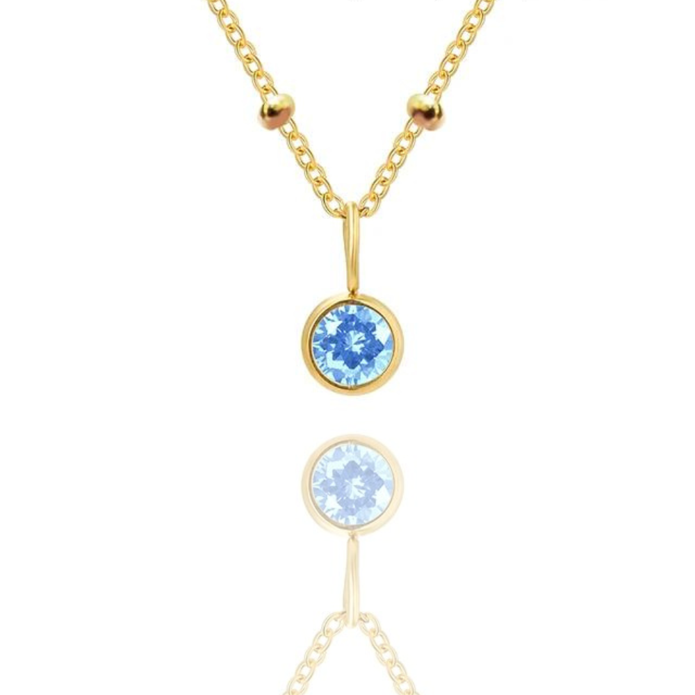 Jianna Pendant Birthstone Necklace