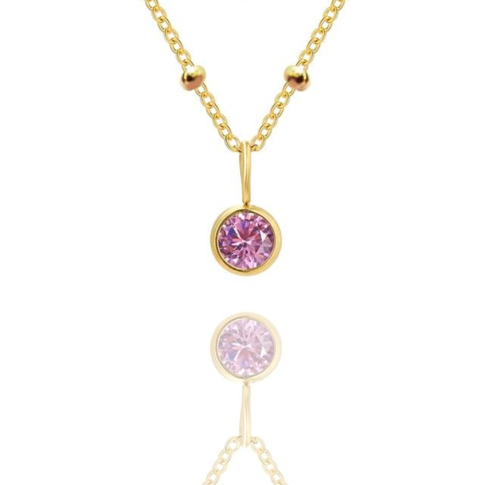 Jianna Pendant Birthstone Necklace