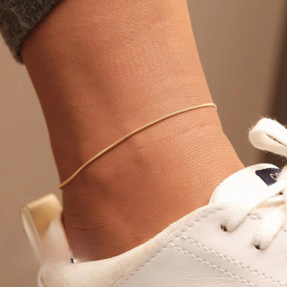 Chloe Round Snake Chain Anklet