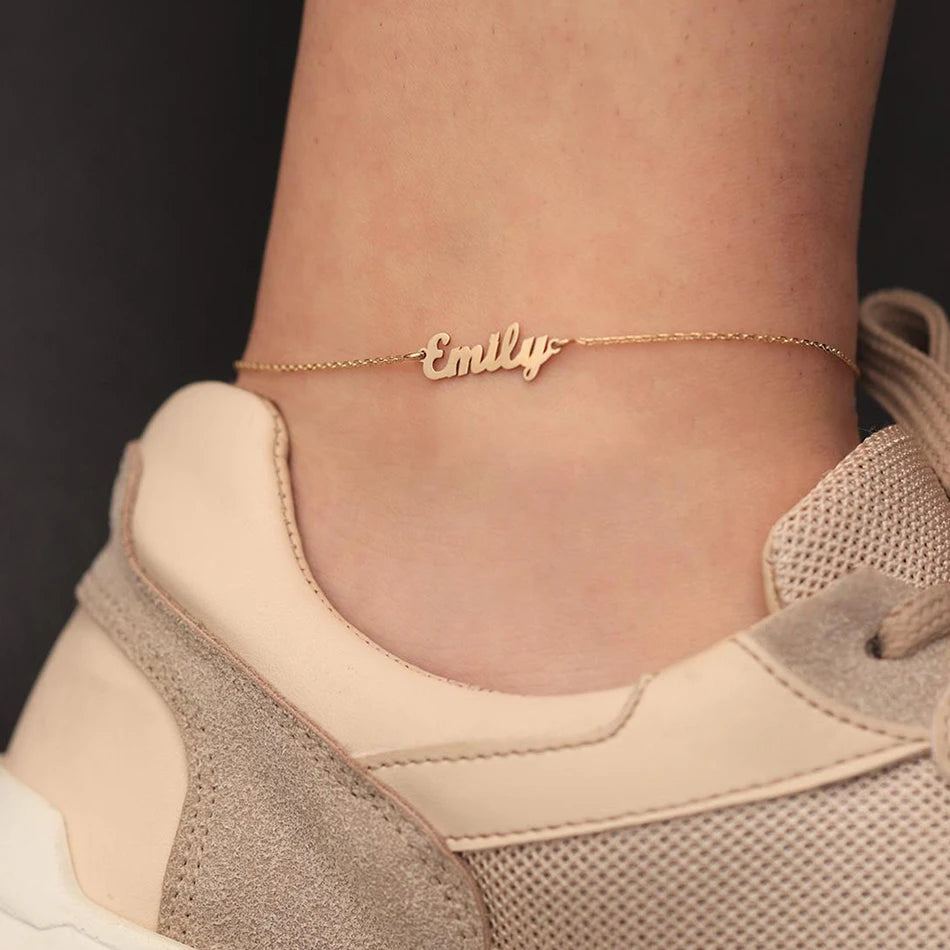 Willow Customized Name Anklet