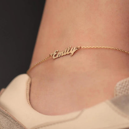 Willow Customized Name Anklet