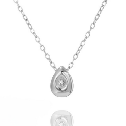 Gemma Water Drop Pendant Necklace