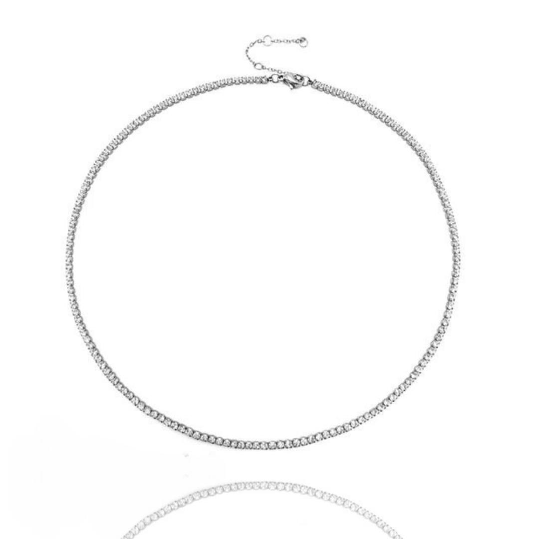 Aubrey Classic Tennis Necklace