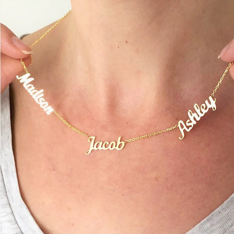 Custom Multiple Name Necklace